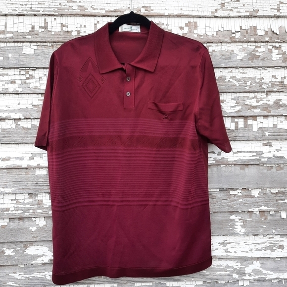 🌟 Montagut Paris France Polo Shirt Size 6 Embroidered Flower Emblem - Picture 1 of 6
